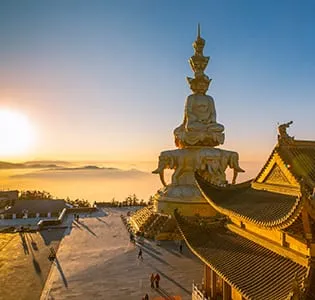 Emei Mountain — one of China's four sacred Buddhist mountains